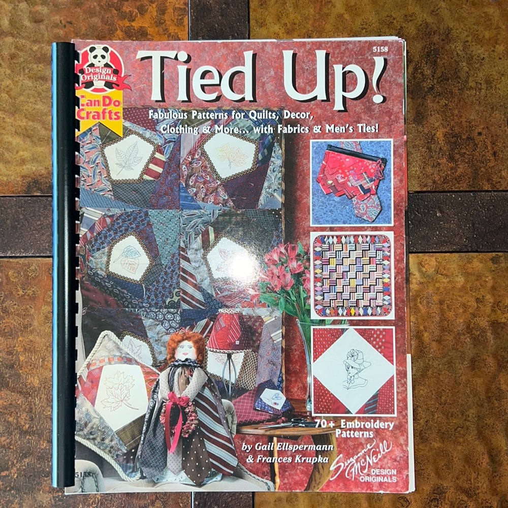 Suzanne McNeill Design Originals “Tied Up!” Repurpose Men’s Ties
